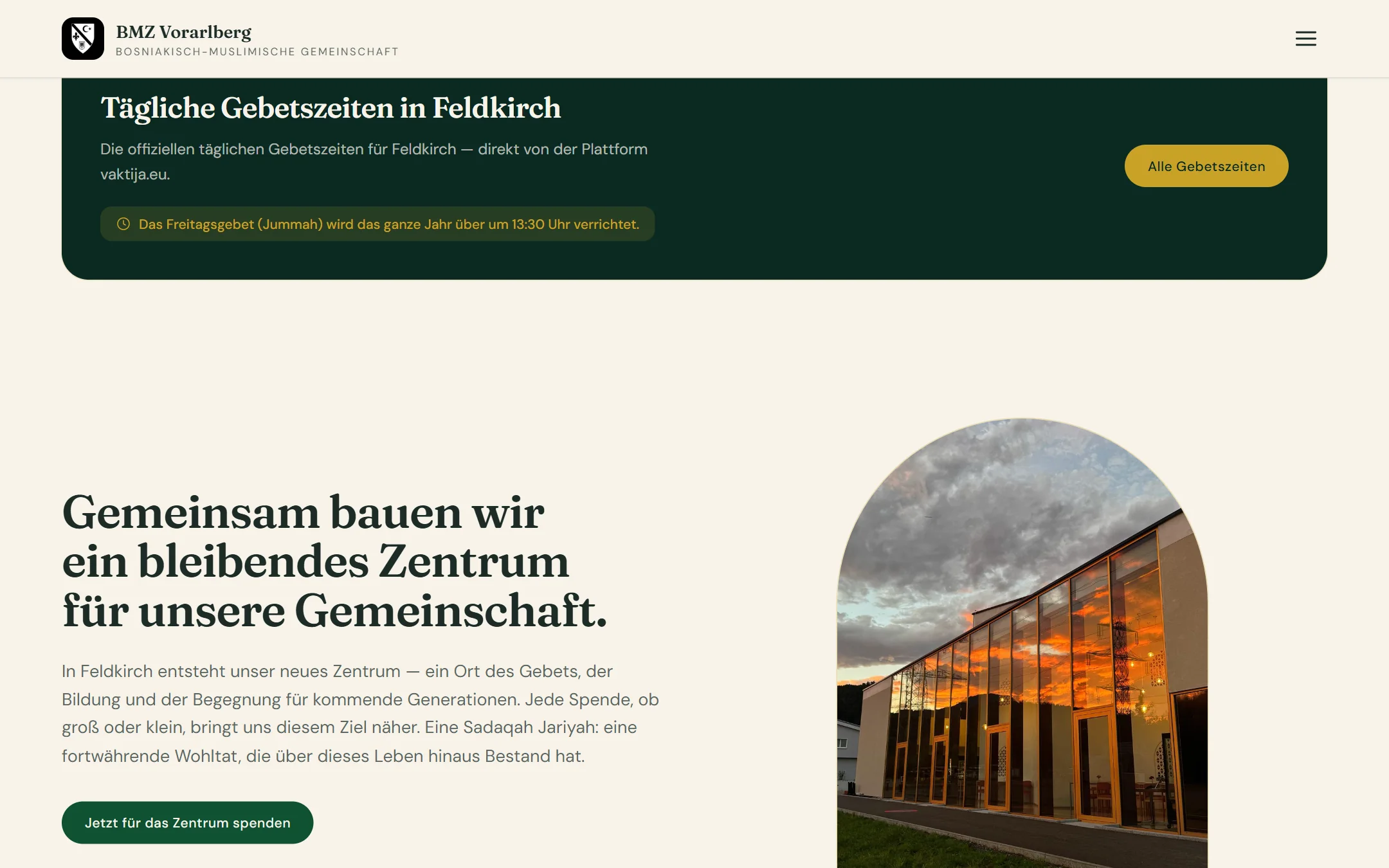 BMZ Vorarlberg: druga sekcija na laptopu